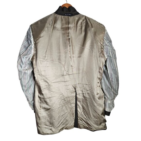 Lauren Ralph Lauren Mens LambsWool Blazer Jacket Houndstooth 42L Multi Color - Picture 4 of 12